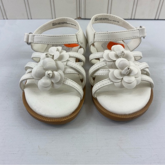 Vince Camuto Toddler Girl's Gladiator‎ Sandal Vegan Leather Adjustable Strap 7 - Picture 6 of 10